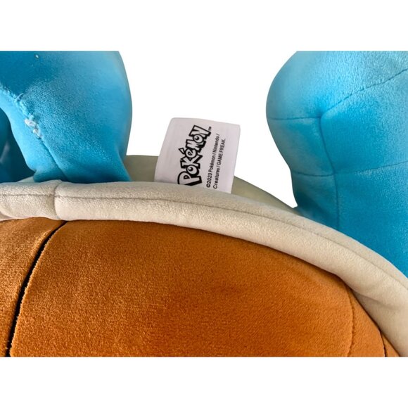 Pokemon 2023 Squirtle Large Plush Stuffed Animal Toy Huge Jumbo 20" Length Blue - Picture 6 of 8